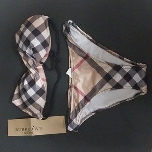 Burberry bathing suit set